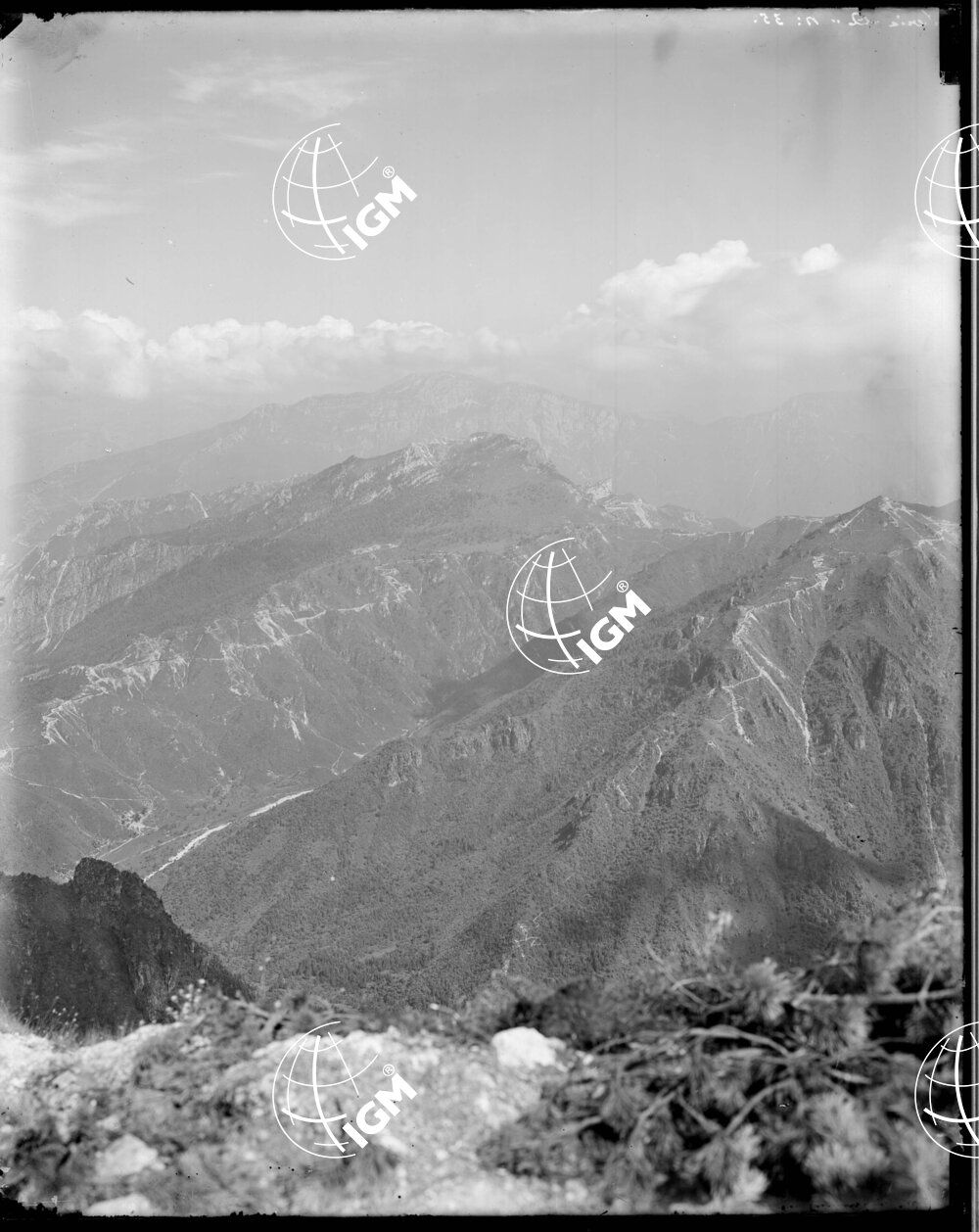 Serie Val Giudicaria N. 4-A Panorama dallo Stigolo a M.te Tremalzo - LN00006561