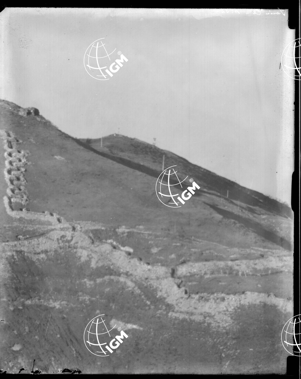 Serie Val Giudicaria N. 5-A Panorama dal M. Re di Castello al Gruppo Cadria - Nozzolo - LN00006578