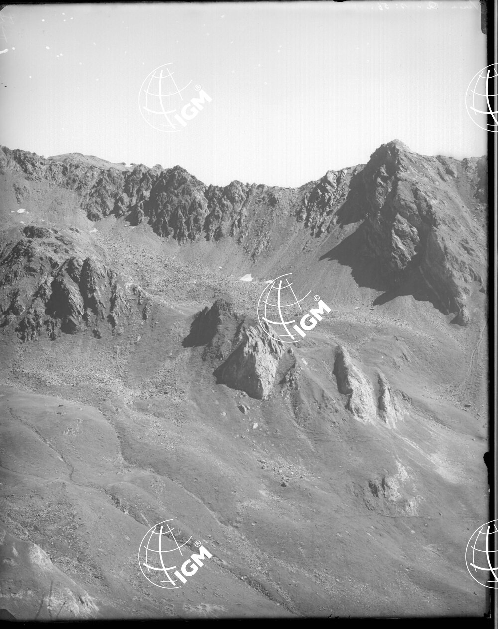 Serie Tonale N. 1-A Panorama dal Tonale al Passo Maroccaro - LN00006581