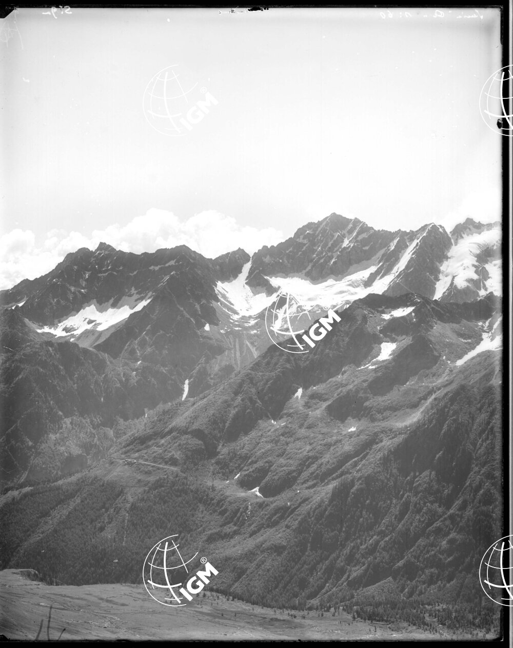 Serie Tonale N. 1-A Panorama dal Tonale al Passo Maroccaro - LN00006585