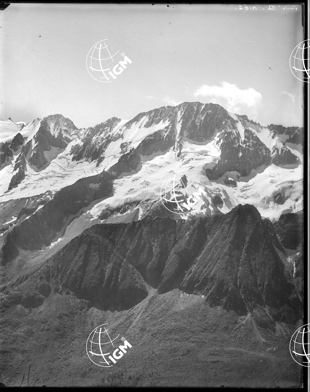 Serie Tonale N. 1-A Panorama dal Tonale al Passo Maroccaro - LN00006587
