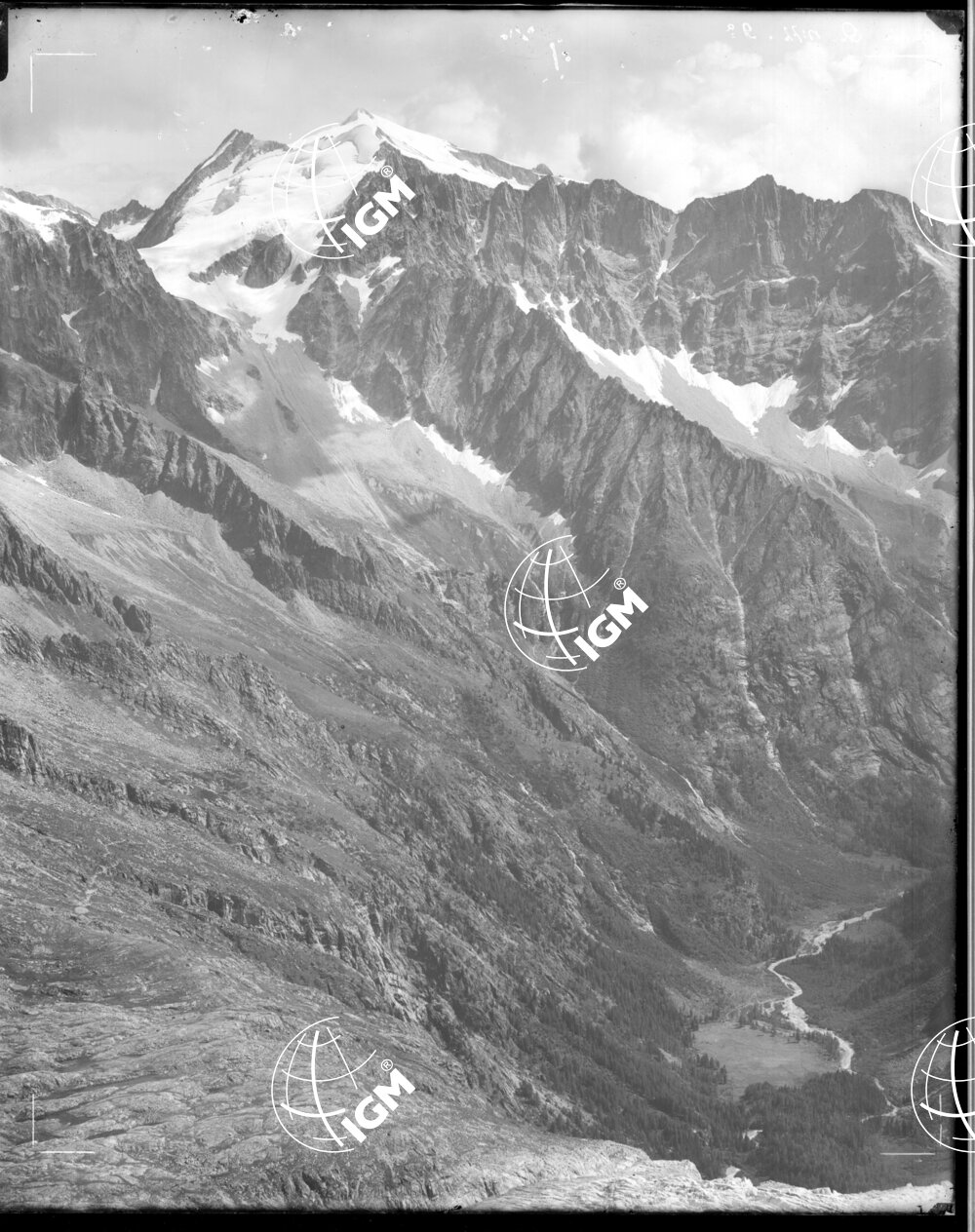 Serie Tonale N. 2-A Panorama da C.a Cady al Passo Adamè - LN00006596