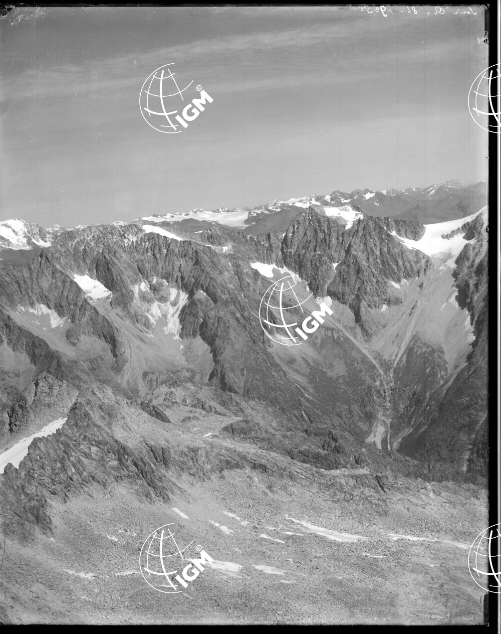 Serie Tonale N. 4-A Panorama da P.ta di Lagoscuro a M.te Campellio - LN00006608