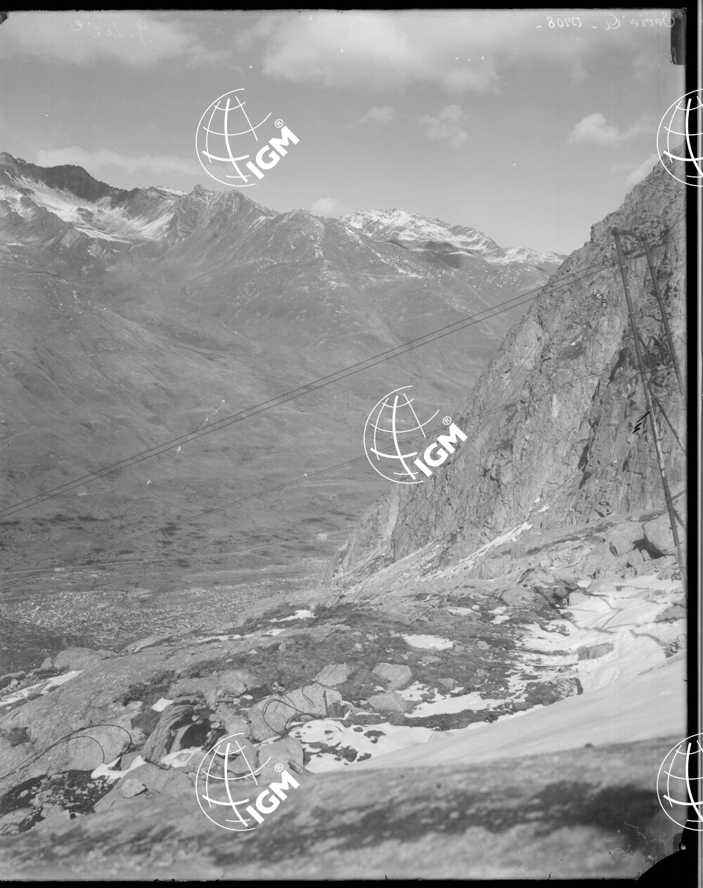 Serie Tonale N. 7-A Panorama della testata della Val Camonica - LN00006631