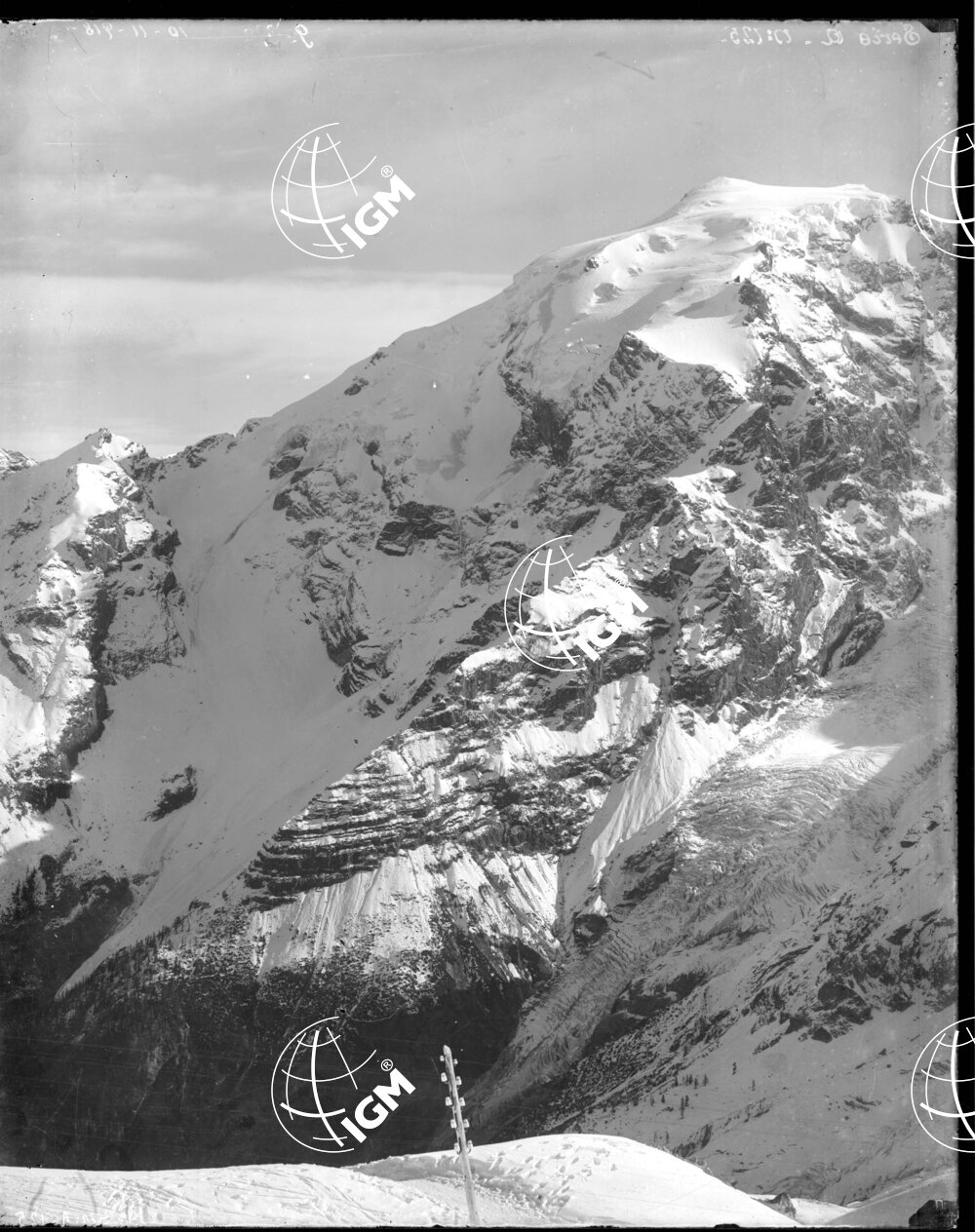 Serie Stelvio N. 4-A Panorama dalla Korspitz al M.te Scorluzzo - LN00006649
