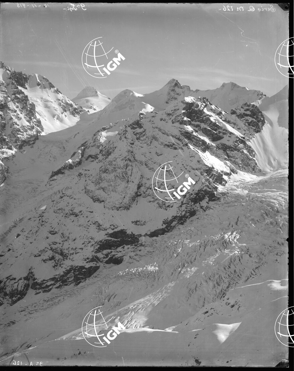 Serie Stelvio N. 4-A Panorama dalla Korspitz al M.te Scorluzzo - LN00006650