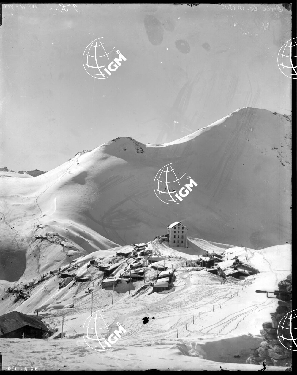 Serie Stelvio N. 4-A Panorama dalla Korspitz al M.te Scorluzzo - LN00006654