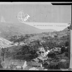 "Veduta di Bourg S. Maurice, posizione di Les Téte e Courbason" - LN00008915