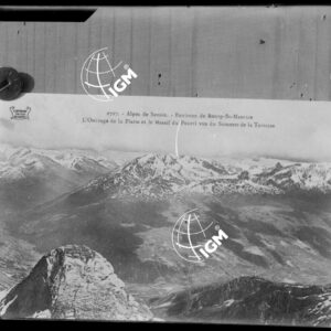 "Veduta di Bourg S. Maurice, posizione di Les Téte e Courbason" - LN00008916