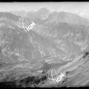 Veduta panoramica del campo trincerato di Briancon dal M. Gimont - LN00008992