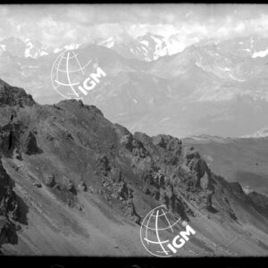 Veduta panoramica del campo trincerato di Briancon dal M. Gimont - LN00008994