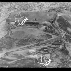 Gruppo fortificato di Airolo S. Gottardo - Forte S. Gottardo e batteria alta  visto da E.S.E. e da S.O. - LN00009380