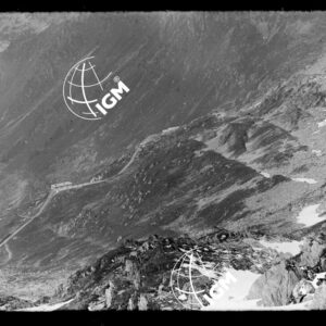 Difesa del Furka - Forte del Furka e ghiacciaio del Rodano vista  da  E. e da S.S.E. - LN00009414
