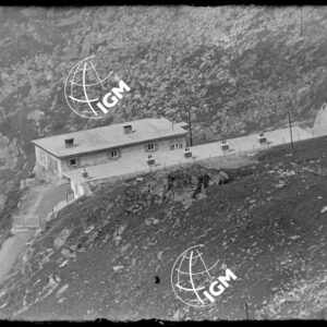 Difesa del Furka - Forte del Furka e ghiacciaio del Rodano vista  da  E. e da S.S.E. - LN00009417