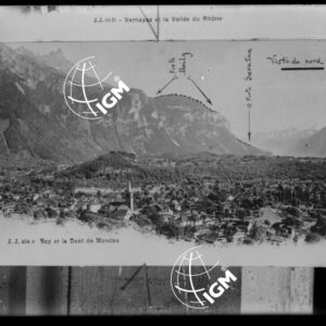 J.J. 60 D - Vernayaz et la Vallé du Rhône - J.J. 404 o  Bex et la Dent du Morcles - LN00009488