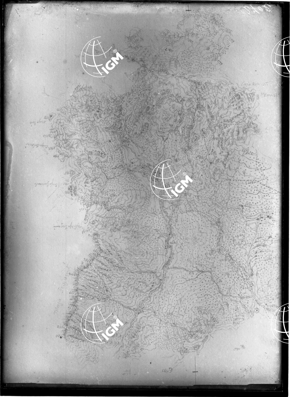 Riproduzione schizzi topografici - LN00010354