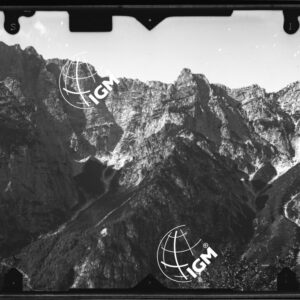tavoletta di Dogna - rilievo stereofotogrammetrico  Stazione Val d'Ogna - LN00010400