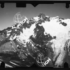 Val Veni -  panorama da Aig. Glacier a M. Bianco  - località presa M. Fortin - LN00010711