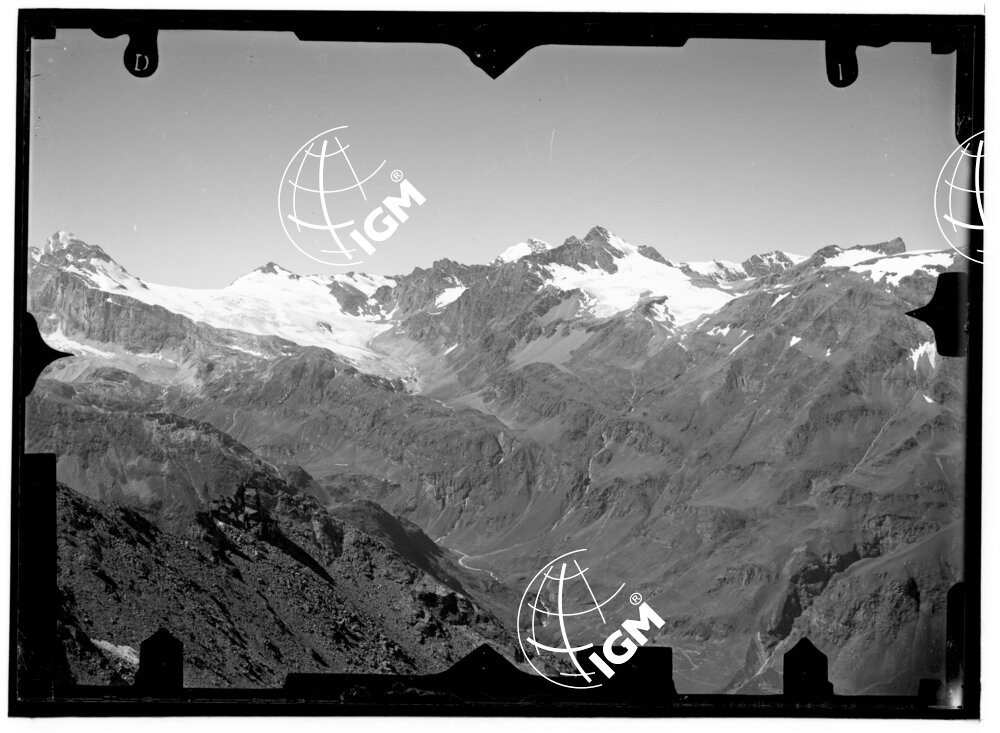 Val di Rhemes panorama da Bassac Doré a Becca di Tei - località presa Becca Trambeine - LN00010937