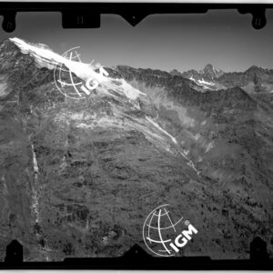 Valnontey - panorama da Gran Paradiso fino al Ghiacciaio Gran Val  località di presa ad Est di Le Money sulla morena del Ghiacciaio Paté - LN00011001
