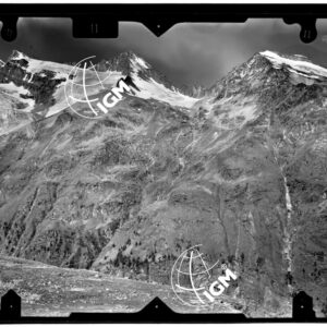 Valnontey - panorama da Gran Paradiso fino al Ghiacciaio Gran Val  località di presa ad Est di Le Money sulla morena del Ghiacciaio Paté - LN00011003