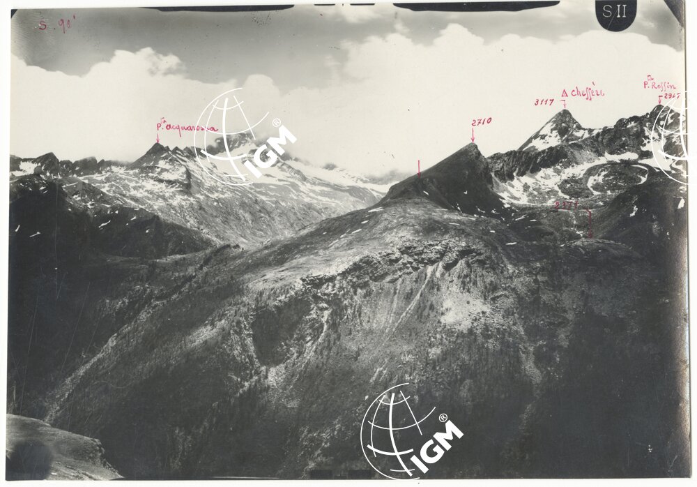 Valle di Cogne - panorama a nord di Punta Rossini località di presa ovest Taverana - FT00002116