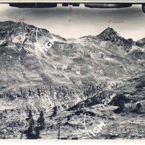 Rilievi al Gran Paradiso - Valle di Cogne - panorama da Punta Campé a Penne Blanche località di presa ovest Testa Gailles - FT00002126