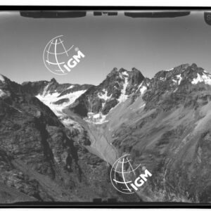 Rilievi al Gran Paradiso - Valle di Valeville - panorama da Gran San Pietro a Passo Terissetta località di presa C.le dell'Arolla - LN00011043