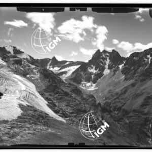 Rilievi al Gran Paradiso - Valle di Valeville - panorama da Gran San Pietro a Passo Terissetta località di presa C.le dell'Arolla - LN00011046