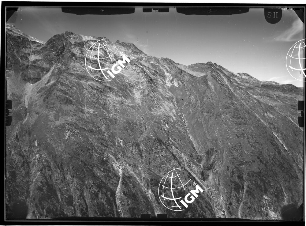 Rilievi al Gran Paradiso - Valle di Valeille - panorama da Ponte Patrì a Punta Terissetta località di presa ovest C.le Arolla - LN00011051