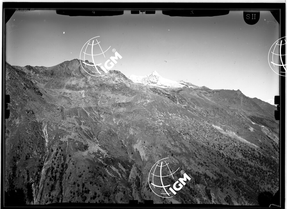 Rilievi al Gran Paradiso - Valle di Valeille - panorama da Punta Fenilia a Punta Valmiana località di presa pendici ovest Punta Rossini - LN00011057