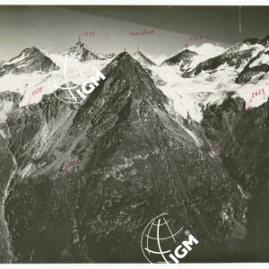 Rilievi al Gran Paradiso - Valle di Valeille - panorama da Punta della Cesera a Colle dell'Arolla gr. Arolla - località di presa est Punta Valmiana - FT00002155