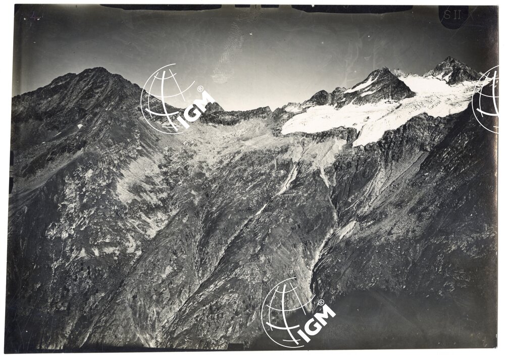Rilievi al Gran Paradiso - Valle di Valeille - panorama da Punta della Cesera a Colle dell'Arolla gr. Arolla - località di presa est Punta Valmiana - FT00002156