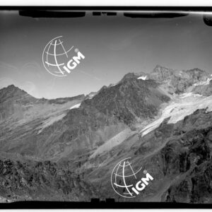 Rilievi al Gran Paradiso - Valle di Valeille - panorama da Gr. Arolla  Mondeso di Forzo a Punta Sengie- località di presa Cime Costone Punta Patù - LN00011083