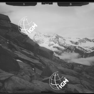 Rilievi al Gran Paradiso - Valle dell'Orco - Val Savaranche  - panorama da Gran Cacor a Ghiacciaio della Losa a Gran Vandola - località di presa Cresta sud del Nivolé - LN00011107
