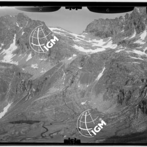 Rilievi al Gran Paradiso - Vallone del Piantonetto - di Noaschetta - Ciamausseretto - Vallone del Roc (Ceresole Reale) - panorama dal Cormaon a Cima Bruil - località di presa a N. E. delle A. di Breuil - LN00011222