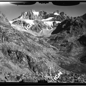 Rilievi al Gran Paradiso - Vallone di Goi - Gias - Losa -  Noaschetta  panorama dalla Becca di Monteorvé al colle di Gran Croux - località di presa M. Castello - LN00011267