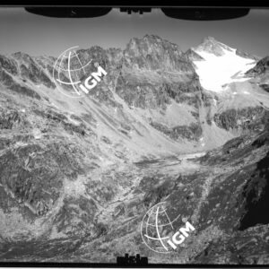 Rilievi al Gran Paradiso - Vallone di Goi - Gias - Losa -  Noaschetta  panorama dalla Bocchetta di Ges al Gran Paradiso - località di presa a E. da A  Bruna - LN00011276