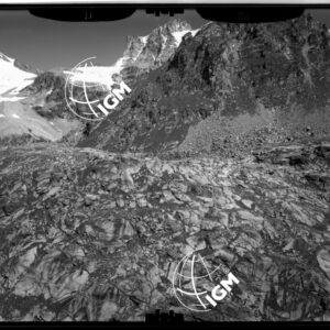 Rilievi al Gran Paradiso - Vallone di Goi - Gias - Losa -  Noaschetta  panorama dalla Bocchetta di Ges al Gran Paradiso - località di presa a E. da A  Bruna - LN00011278