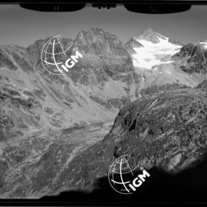 Rilievi al Gran Paradiso - Vallone di Goi - Gias - Losa -  Noaschetta  panorama dalla Bocchetta di Ges al Gran Paradiso - località di presa a E. da A  Bruna - LN00011280