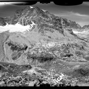 Rilievi al Gran Paradiso - Vallone di Goi - Gias - Losa - Noaschetta panorama dal Colle del Gran Corno al Becco delle Tribolazioni - località di presa N. di A. G. Motta - LN00011296