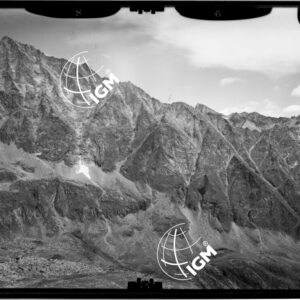 Rilievi al Gran Paradiso - Vallone di Piantonetto (Fognolosa) - (Gran S. Pietro) - panorama dalla Testa di Money alla Bocchetta di Valsoera - località di presa a NW. di A. Fiumetto - LN00011321