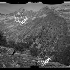 Rilievi al Gran Paradiso - Valle di Iozzo - panorama dal Colle della Cadrega al M. Cavallo - località di presa il Meal o Testona - LN00011398
