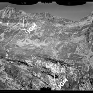 Rilievi al Gran Paradiso - Valle di Iozzo - panorama da Punta Lavinia al Ciapei Prafiorito - località di presa sotto il pendio di Punta Rossa - LN00011413