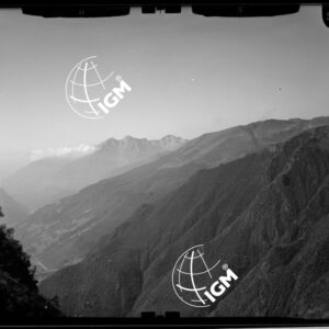 Valle Seriana - stazione 11 - panorama P.zo del Ceppo - P. Poris - P. Tendina - località di presa s.o. M. Masone. - LN00011630