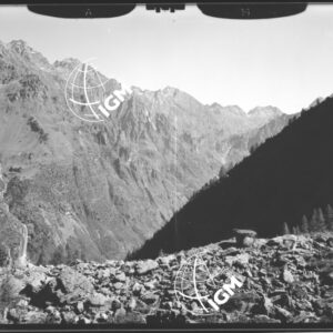 Valle Seriana - stazione 1 - panorama da M. Masoni a P.zo di Coca - località di presa Infernello. - LN00011685