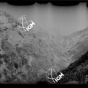 Valle Seriana - stazione 1 - panorama da M. Masoni a P.zo di Coca - località di presa Infernello. - LN00011686