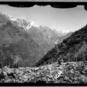 Valle Seriana - stazione 1 - panorama da M. Masoni a P.zo di Coca - località di presa Infernello. - LN00011691