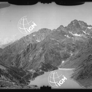 Valle Seriana - stazione 6 - panorama  del Coca e la Valmorta verso il passo di Bondane  - località di presa sotto il Recastello. - LN00011729