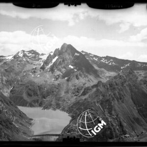Valle Seriana - stazione 12 - panorama Recastello a M. Cimone del Diavolo a Vamorta - località di presa presso il Lago di Valmorta. - LN00011763